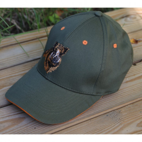 Casquette broderie bécasse / sanglier - - Casquettes - Alré Pêche et Chasse