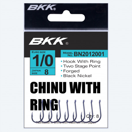 BKK chinu black nickel avec oeillet