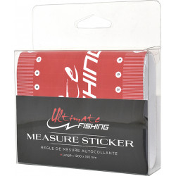 Measure Sticker Uf - Rouge/Noir