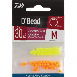 Combo Perles Rondes Round Fluo