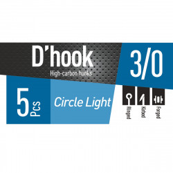 Hameçons D&#039;Hook Circle Light