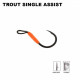 Hamecons Trout Single Assist Hook