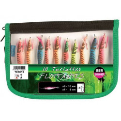 Kit x10 Turluttes Flottantes &amp; Plongeantes