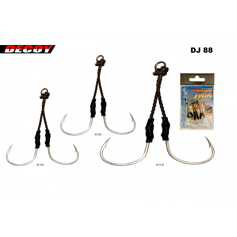 Assist hook Twin Pike DJ-88 - Hameçons - Alré Pêche et Chasse