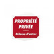 Pancarte Akyl - Propriété privée