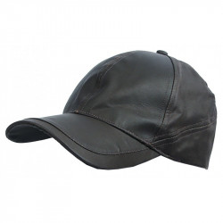 Casquette 911 façon cuir vieilli